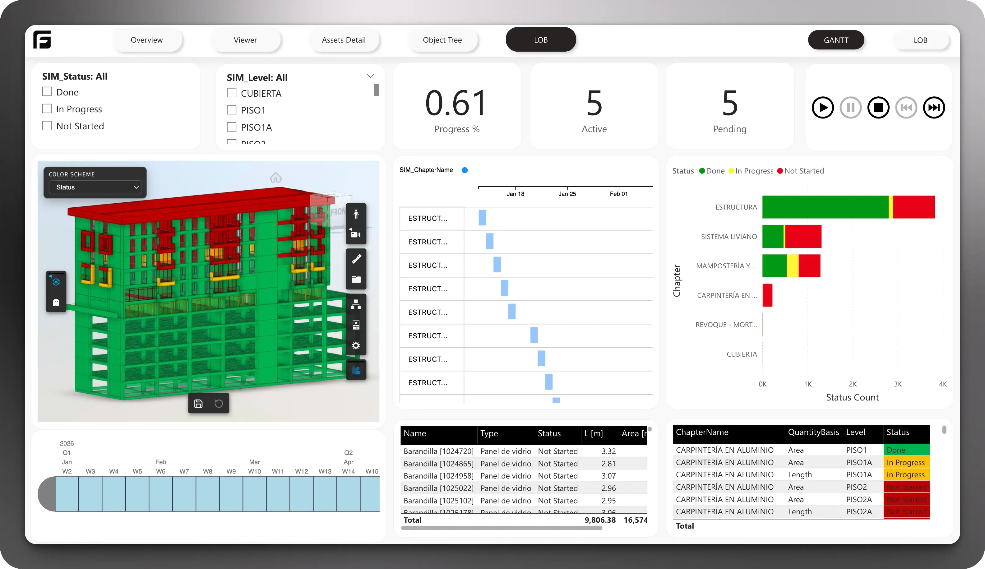 Frame viewer inside a Power BI report