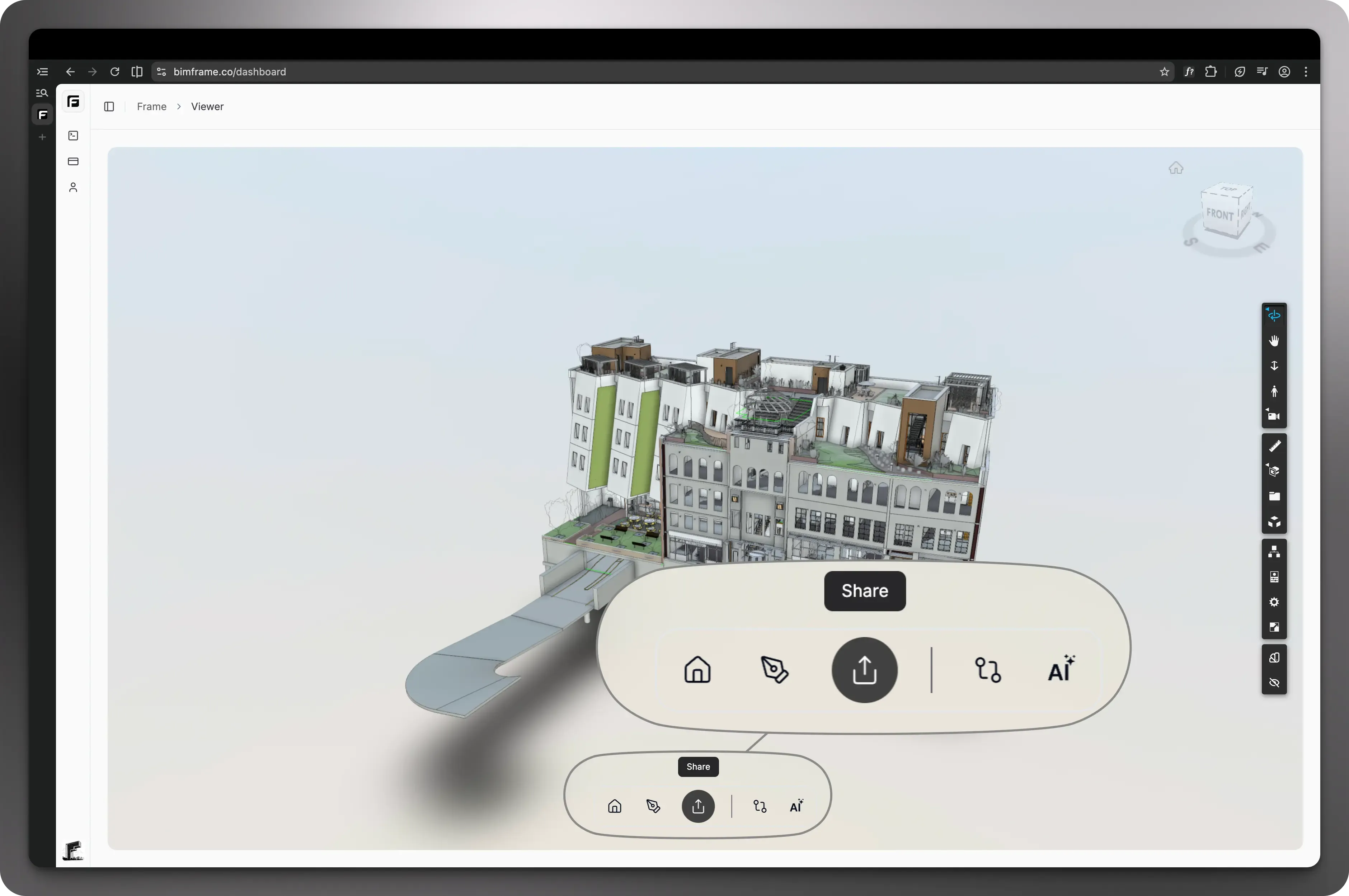 Share model views with collaborators